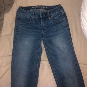 medium wash a.e. skinny jeans